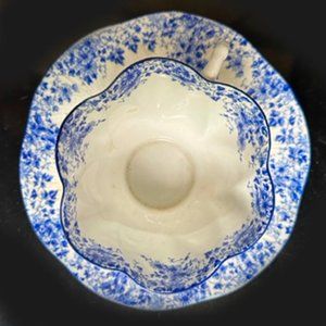 Shelley Vintage “Dainty Blue” Cup and Saucer.